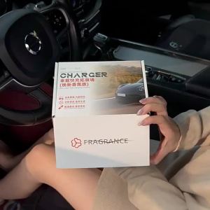 dncnf For 2026 Volvo XC90 XC60 S60 S90 Car Fragrance Expansion Dock Super Fast Charging & Wireless Charger Interior Refit Accessories 5T9N4
