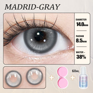 Halloween role-playing contact es horror eyeballs white light bulb contact with solution Fast shipping
