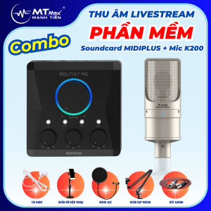 Trọn Bộ Thu Âm Livestream – Routist RS GEN II + Micro Takstar K200 | Dùng Phần Mềm Tùy Chỉnh Âm Thanh Hỗ Trợ Hát Karaoke Ghi Âm Chất Lượng Cao