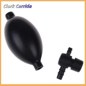 [Clark Carrida] Black rubber blood pressure sphygmometer adjustable pump bulb valve accessories