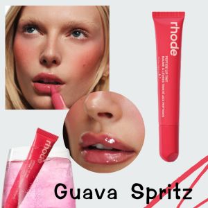 【SG] Rhode Hailey Colored Lip Color Lip Glaze Lip Honey Hailey Moisturizing Water lipstick 10ml
