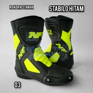 PROMO Sepatu Balap Roadrace ANAK Touring Bikers Dragrace Safety ANAK TERBARU NR 03