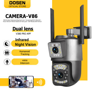 DOSEN Cctv Camera Wifi 360 Wireless Outdoor Waterproof Dual Lens cctv camera for house 4G HD 1080P full color night vision surveillance V380 Pro App