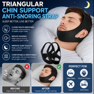 Anti Snoring Strap Jaw Support Strap Sleep Aid Band Reduce Snoring Improve Sleep Quality