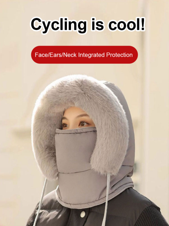 Winter%20Face%20Mask%20Neck%20Warmer%20Hat%20With%20Fleece%20Lining%20Warm%20Ear-protecting%20Ski%20Hat%20-%20Image%204