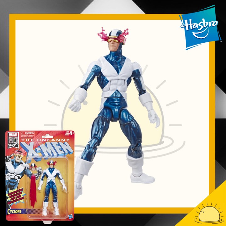 Action Figure Hasbro Marvel Retro Collection - Ciclope Da 6 Pollici, Con Accessori, Edizione 80 Anni - 5