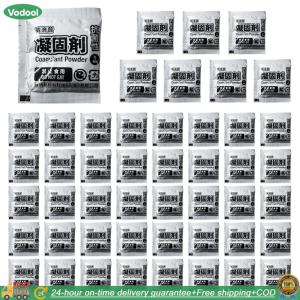 【24 hours Flash Delivery】48pcs ส้วมแบบพกพาผงส้วมที่เป็นมิตรกับสิ่งแวดล้อมเจลดูดซับของเสียของเหลวของเหลวของเหลวอย่างรวดเร็วสำหรับฉุกเฉินกลางแจ้ง