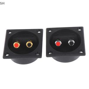 🚗🛵SH 1Pc 50mm Round Cup Subwoofer Plug Car Stereo Speaker Box Terminal Connector