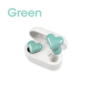 New Heart Shaped Wireless Design Girls In Ear Wireless Bluetooth Earphones Cute And Fashionable Pigfly