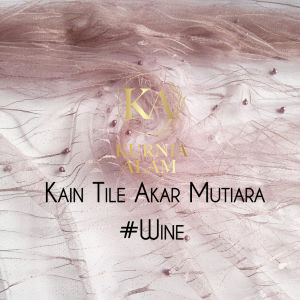 Kain Tile Akar Mutiara Gliter Brukat Per ROLL 45 Meter  bahan gamis kebaya mewah