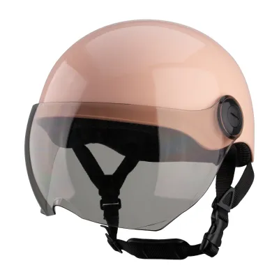 Mũ Asia A18B nửa đầu có kính màu xanh mint – Chính hãng gọn nhẹ đủ size L và XL- Genz Helmet