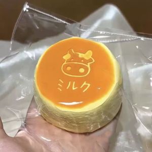 FOUNDTWO Phục hồi chậm Đồ chơi mềm hình bàn chân mèo Siêu mềm Thực phẩm mô phỏng Bánh phô mai giác quan Sự mới lạ Cúp tay Đồ chơi silicon mềm Trẻ em Người lớn