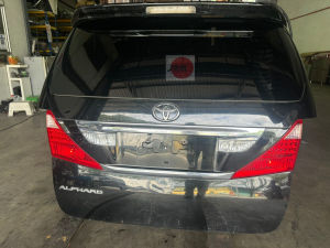 Toyota Alphard AGH20 /GGH20  Spec Tail Gate/ Rear Bonnet Complete  (No Power Boot)