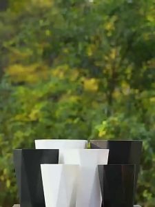 LZD  Resin Flowerpot Plastic Good-looking Living Room Large Diameter Green Plant Thickened Pot Bird of Paradise High-Grade Diamond Basin