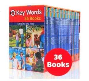 36 Books Ladybird Key Words with Peter and Jane English Picture Reading Children Early Education Textbook Magic Phonics