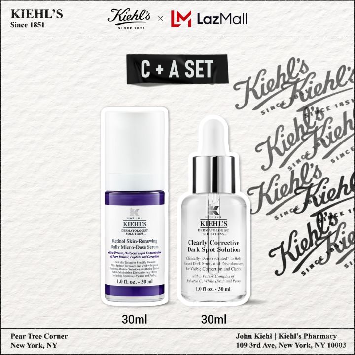 Kiehl's%20Retinol%20Micro-Dose%20Serum%2030ml%20&%20Clearly%20Corrective%20Dark%20Spot%20Solutions%2030ml%20-%20Duo%20serum%20set%20yang%20mengandungi%20Retinol%20dan%20Activated%20C%20-%20Image%203