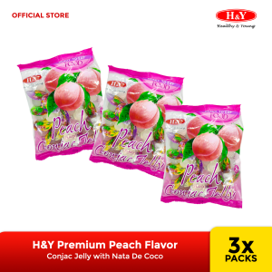 H&Y HEALTHY & YOUNG Premium Conjac Jelly Peach Flavor 300g