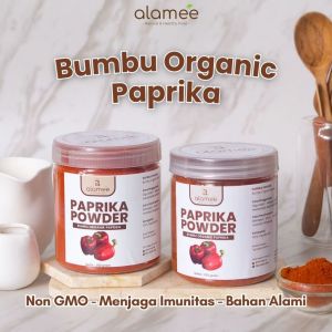 ALAMEE Paprika Powder Ground Bumbu Dapur Instan Bubuk Organik Murni Asli Tanpa Campuran 250gr