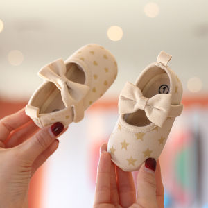 Little O Baby Shoes  Baptist Shoes Newborns Fashion Solid Color Princess Shoes Soft-soled Sneakers 0-18 Months Baby Bed Shoes Baby Walking Shoes