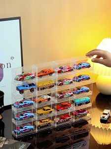 PL 1:64 Diecast Car Model Acrylic Display Box Transparent Hard Protective Case Dustproof Organizer for Showroom Decoration new