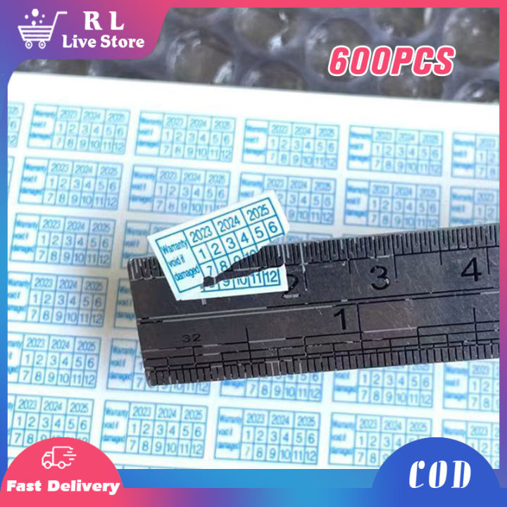 160/600PCS Warranty Void Sticker Tamper Evident Foil Security Labels ...