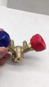 Special cylinder valve for recycling and filling/high and low pressure claw valve/explosion-proof refrigerant bottle mouth valve