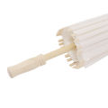 [Wondering] Kids Paper Parasol Bamboo And Paper Umbrella Chinese Style Elegant White DIY Paper Umbrellas For Decoration. 