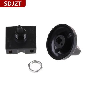 [COD] SDJZT 4-Position 3-Speed Fan SELECTOR ROTARY SWITCH Governor with KNOB 13AMP 120V-250V