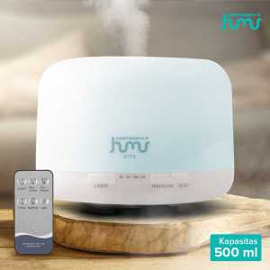 Taffware HUMI Air Humidifier Ruangan Aromatherapy 7 warna 500 ml + Minyak Essential 6in1 10ml A770