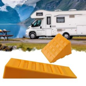 PP Wheel Stabilizers for Recreational Vehicles Anti Tilt Tire Blocks Secure Parking Suitable for Motorhome and Trailers