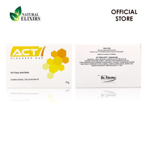 Dr. Förster Act7 Clarifying Cleanser Bar Soap For Acne Prone Skin Pimples & Blackheads Face & Body