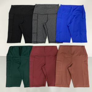 Quần Ngố Tập Gym Yoga Nữ Quần Biker Short Có Túi Co Giãn Tốt