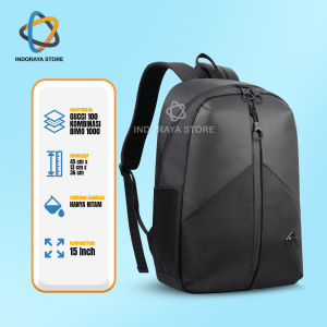 Ransel GOLDVERS Pria Tas Ransel Anti Air Bahan Polyester Nilon Laptop 14inc