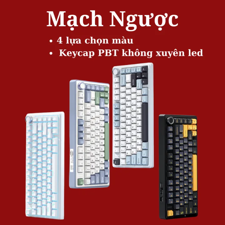 Bàn phím cơ không dây Aula F75, Hotswap 5 pin, 3 Modes, Led RGB, Gasket 5 lớp, đã custom bởi Nhà Sản Xuất | BigBuy360 - bigbuy360.vn Bàn phím cơ không dây Aula F75, Hotswap 5 pin, 3 Modes, Led RGB, Gasket 5 lớp, đã custom bởi Nhà Sản Xuất | BigBuy360 - bigbuy360.vn