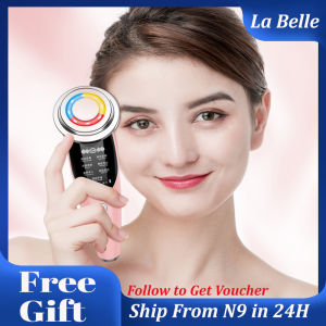 7 in 1 Facial Device 卸妆美容导入仪提拉防老化黑眼圈眼袋按摩 Makeup Remover Anti Aging EMS Rejuvenating Reduce Pores Acne Ultrasonic Pigmentation Face Massage Mesin Kecantikan Muka Jerawat Anti Penuaan Mata Pencerah Kulit