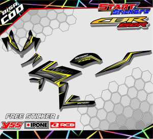 STRIPING VARIASI HONDA CBR 150 R / STIKER LIST MOTOR HONDA CBR 150 R