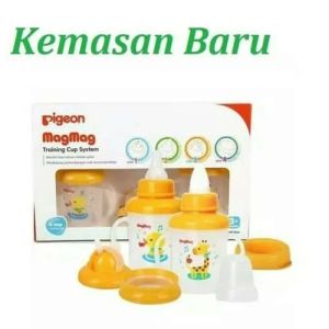 Pigeon MagMag Training Cup System 3+ Month BPA Free Gelas Bayi Mag Mag
