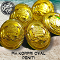 Pin Korpri Oval Tumpuk Pin ASN Pin PNS Pin Korpri Tumpuk Gerigi. 