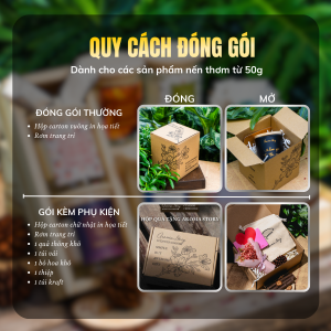 Nến thơm Sparkling Sunrise hương xạ hương trắng và hoa hồng trang trí cao cấp tự nhiên Aroma Story size 110g