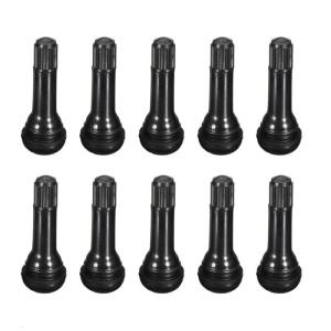 10Pcs TR413 Rubber Snap-in Tire Valves Stem Tubeless Valves Stems for 0.453 inch Rim Holes on Standard Vehicle Tires