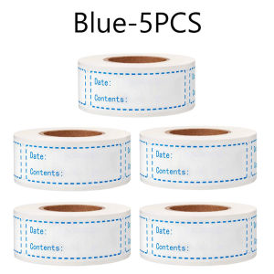 Label Stiker Produk Makanan Tanggal Kadaluwarsa Expired Date Waterproof Penyimpanan Makanan Frezeer Kulkas Dapur 125 Pcs / Roll