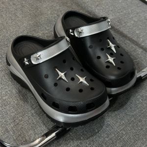 Renben thoáng khí 7cm dép mùa hè đế dày với ngôi sao trang trí