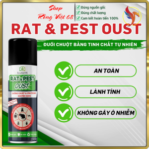 Siêu Chống Chuột AN TOÀN -  ĐUỔI SẠCH CHUỘT Trong Nhà  Chỉ Qua Một  Đêm. Bình xịt đuổi chuột RAT & PEST OUST - 200ml (Cam kết hoàn tiền 100% nếu không hiệu quả)