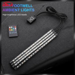 [UEB AUTO]72 LEDs Under Dash Ambient Night Light Auto Interior Decorative Lamp for Universal Cars Accessories