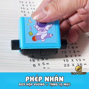 Con Lăn Toán Học Máy In Thông Minh Tạo Phép Tính Cộng Trừ Nhân Chia Tiên Dụng Cho Bé Học Toán