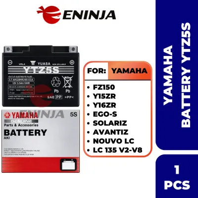 【100% ORIGINAL】YAMAHA Battery (YTZ5S) For Lc135/ Y15zr/ Y16/ Fz150/ Ego-S/ Avantiz/ Solariz/ Honda Wave/ Ex5 Yuasa Thailand
