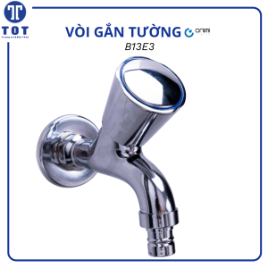 Vòi Nước Lạnh Núm Xoay Gắn Tường ONIMI Chất Liệu Đồng Thạu Mạ Crom B13E3