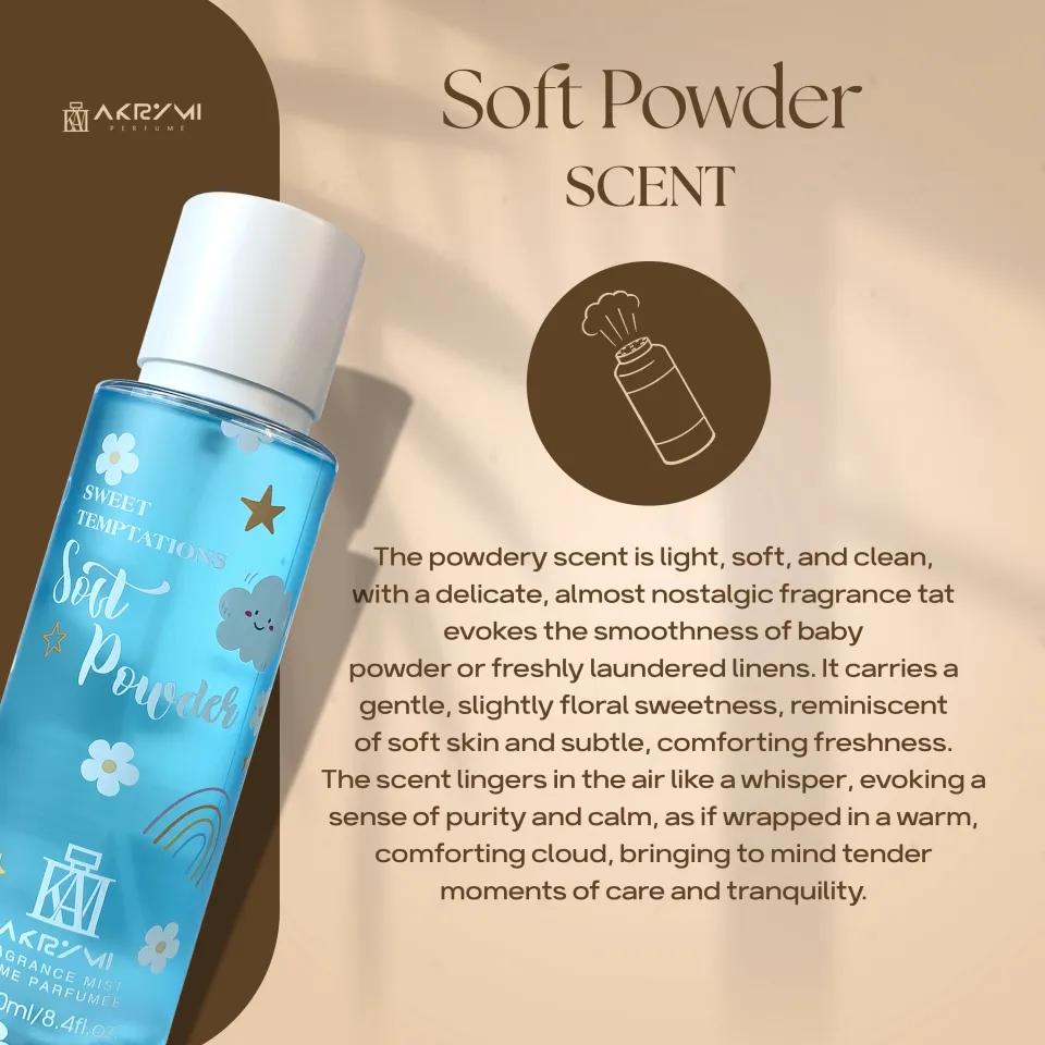 Powdery Scent Powder Smell Perfume Women's Perfume Soft