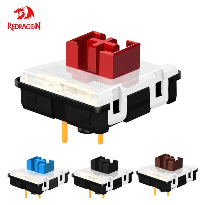 REDRAGON SMD RGB MX Low Profile 5.5 Switch 3Pin Clicky Linear Tactile ...