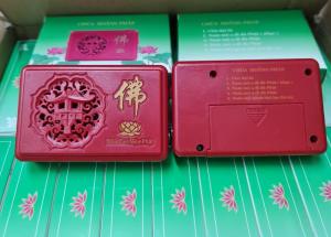 Máy Niệm Phật Để Bàn Thờ 5 Bài - Hộp Màu Xanh Lá